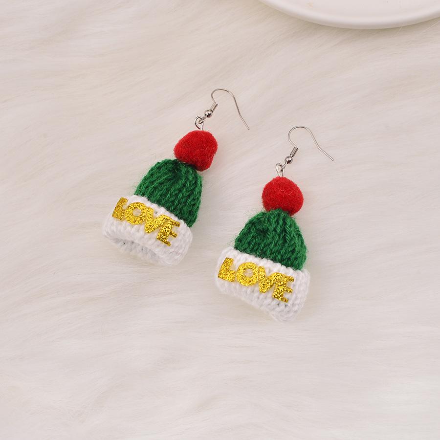 

Mini Woolen Hat Earrings - Festive Christmas Decor