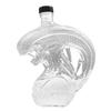 Whiskey Bottle Unique Alien Shape Glass Wine Decanter Multifunctional Beverage Container for Whiskey Wine Beer