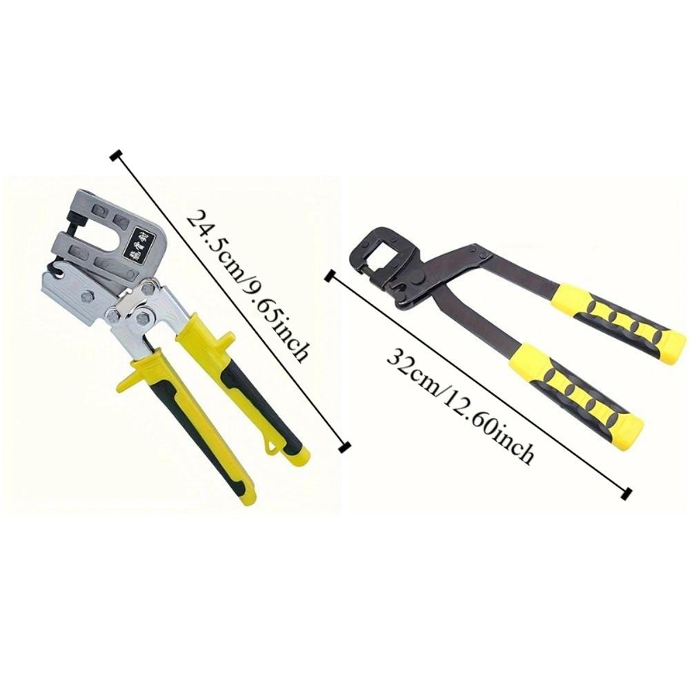 Professional Keel Pliers Zinc Zinc Alloy Steel Punching Pliers Industrial-grade Rivet-free Pliers  Ceiling