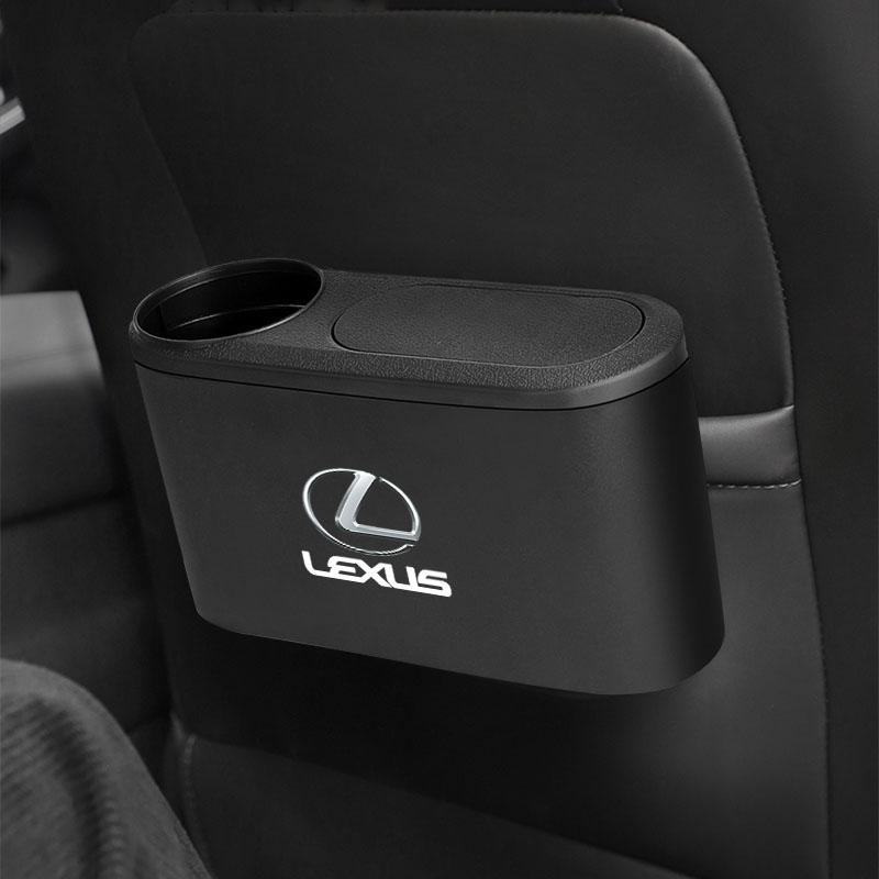 Hanging Car Trash Can Auto Emblem Garbage Box Accessories For Lexus ES300 RX330 RX300 GS300 IS250 IS200 CT200h NX RX