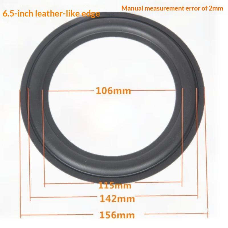 2Pcs 3 To 12 Inch Woofer Speaker Repair Parts Rubber Surround Edge Folding Ring Fit Various Subwoofer Sizes