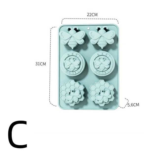 

Butterfly Bee Silicone Mold Multi Cavity Fondant Chocolate Mold for Cake Decorating Reusable Bakeware for Cookies Desserts DIY