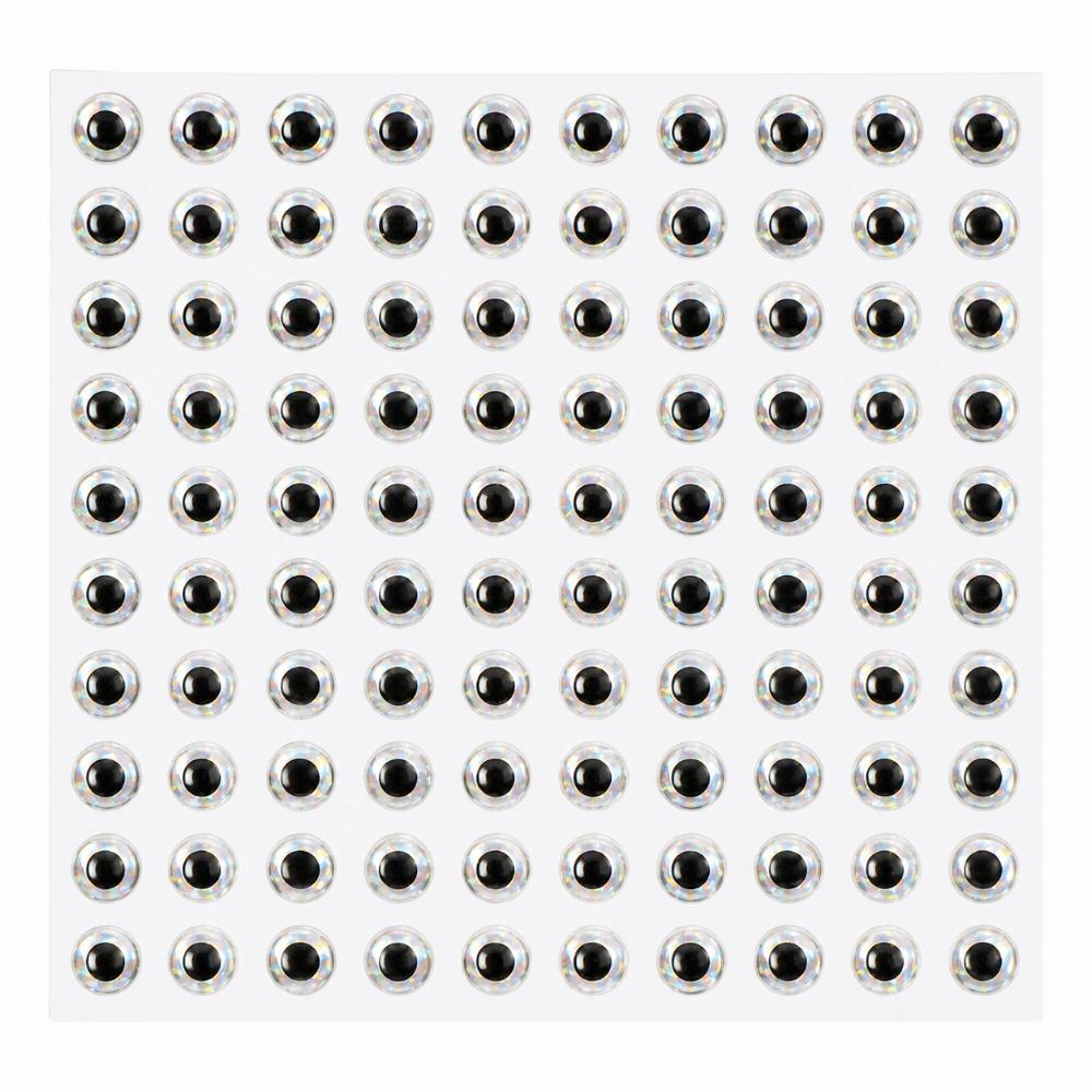 300PCS Self-Adhesive Fishing Lure Eyes 6/7/8mm Artificial Fishing Eyes  Lure Making