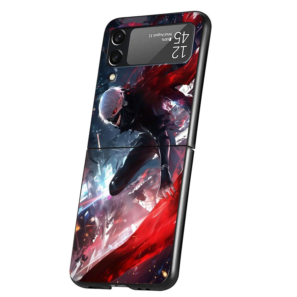 

Чехол для телефона G-Ghoul Tokyo Kaneki Ken для Samsung Galaxy Z Flip 7 6 5 4 3 5G Flip7 Flip6 Flip5 Flip4 Flip3 Черный Fundas Shel Samsung Z Flip 5