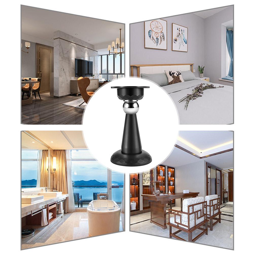 Opritor de ușă pentru uz casnic fără găurire pentru aspirație ușă. Contact ușă absorbție magnetică silicon anti-coliziune J4P9