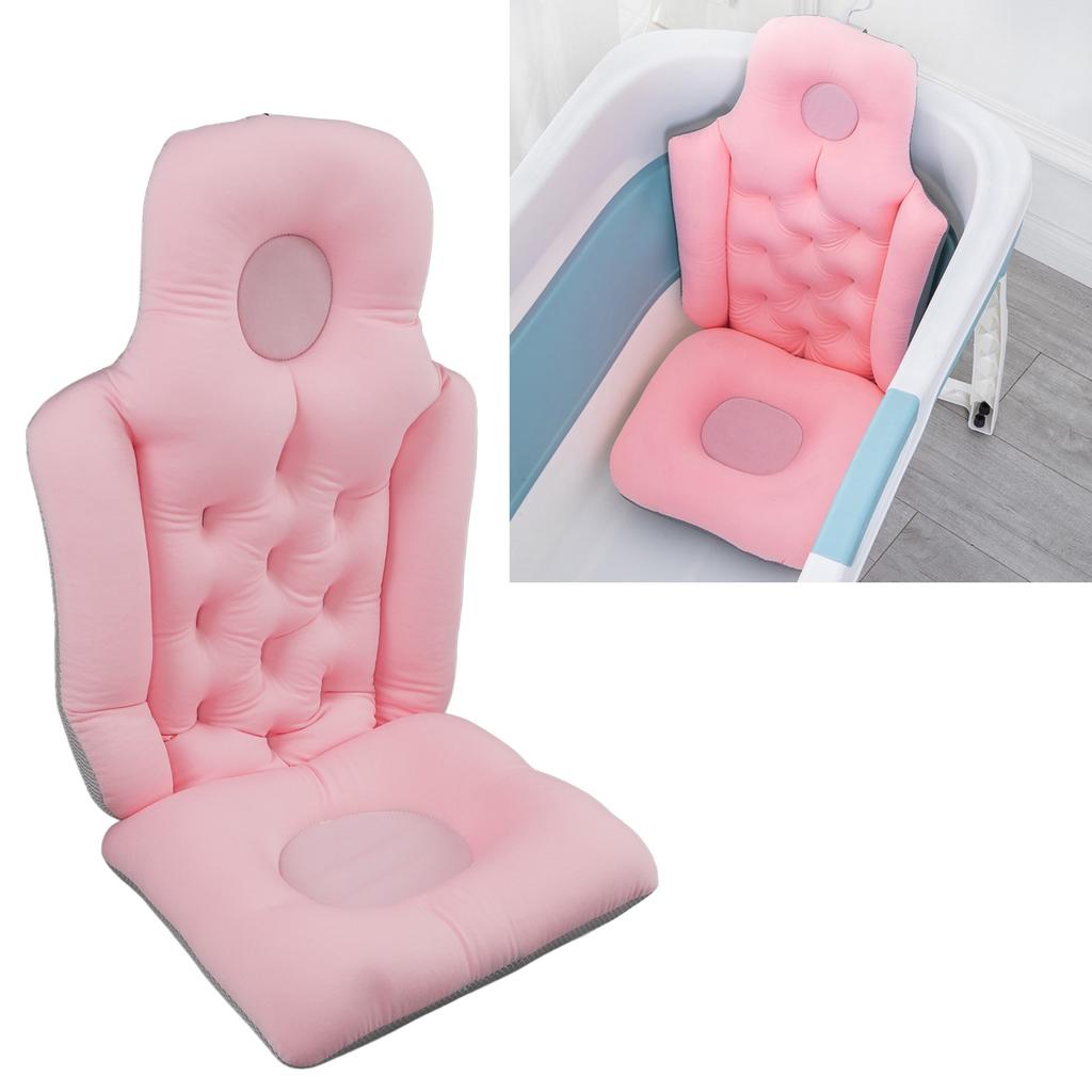 Adult Full Body Bath Pillow Hd Neck Support Quick Drying High Elasticity Hanging Hole Bathtub Cushion