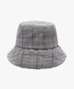 PEACE MAKER Glen Check Bucket (Grey)