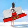 Asciugamano da Bagno Cane Carino S-Snoopy Microfibra Morbido Assorbente Traspirante Per Bambina Bambini Asciugamano da Spiaggia Decorativo Cartoon