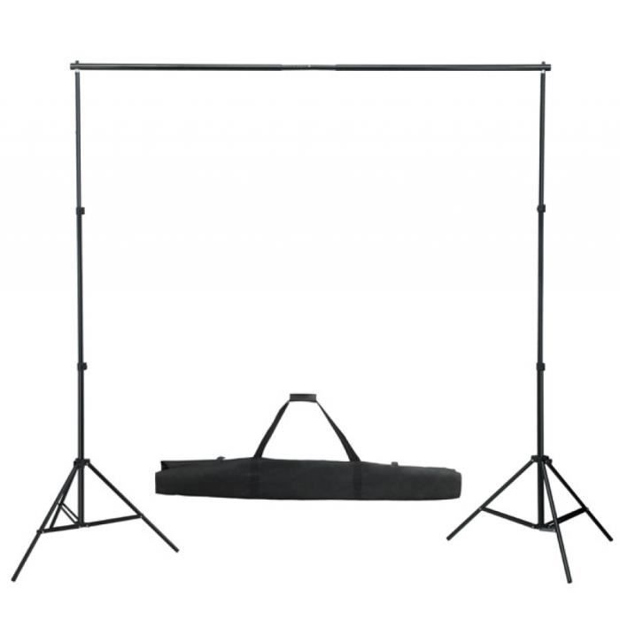 VidaXL Système de support de toile de fond 600 x 300 cm Vert