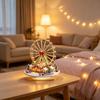 3d Effect Christmas Ornament Ferris Wheel Ornament with Stable Base 3d Acrylic Christmas Tree Decoration Waterproof Holiday Gift