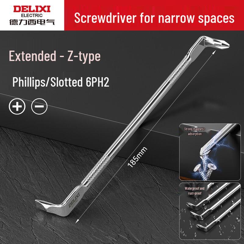 Delixi Z/L-Type Right Angle Magnetic Screwdriver