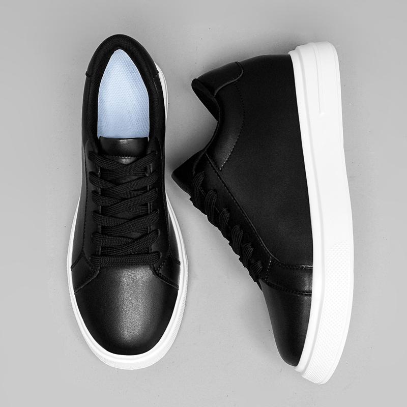 Fashion Genuine Leather Shoes for Men Casual Shoes Lightweight Walking Sneakers Versatile Male Skateboard Footwear Leisure Walk Trainers