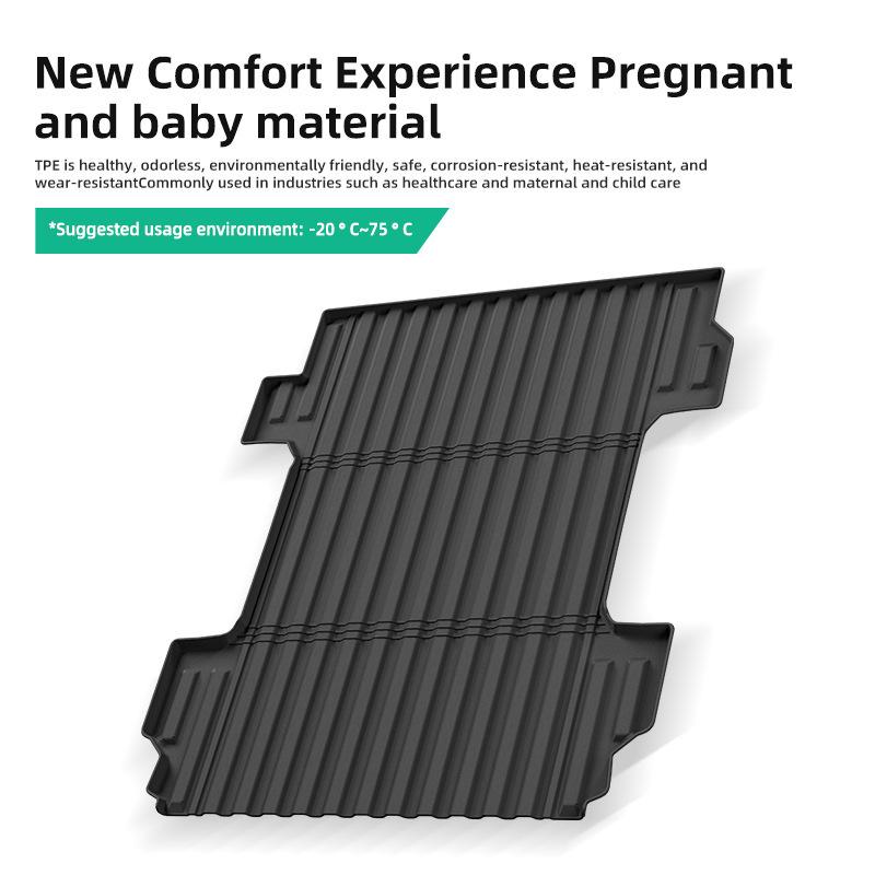 Compatible Rear Bed Pads for Chevy Silverado/GMC Sierra 2500HD/3500HD (2020-2025 Models).