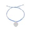 Bracelet - Mon Soleil - Argent 925 - Agate Bleu - Taille Unique - Femme