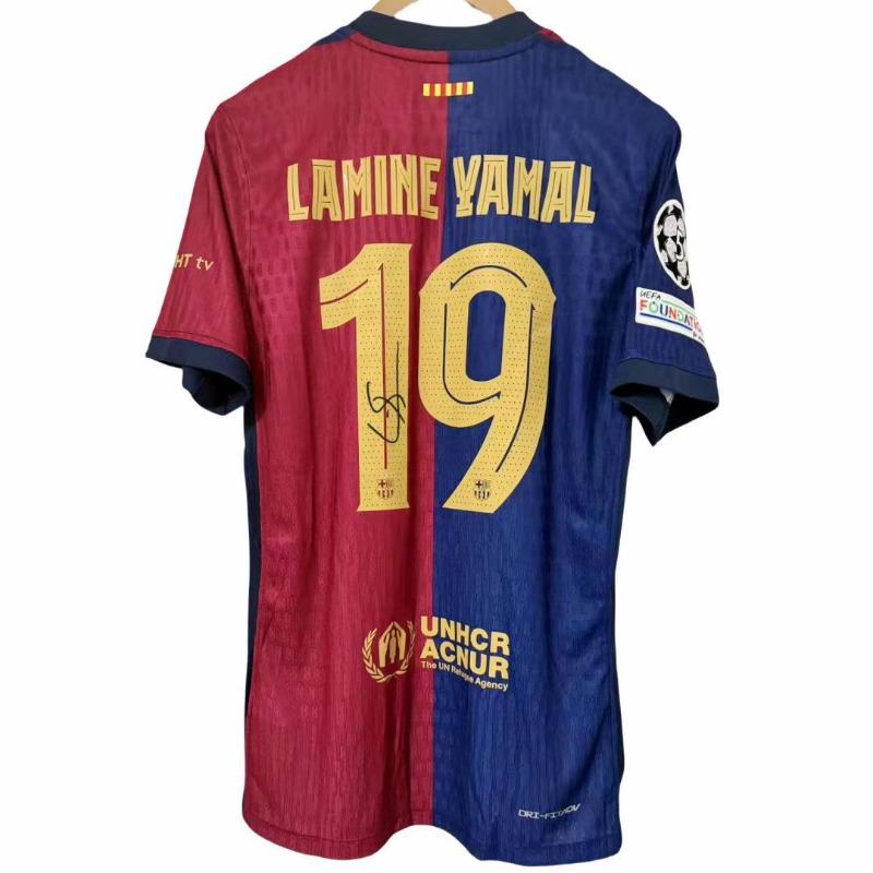 

Classic retro jersey Real Madrid Barcelona home number Messi Yamal signature jersey football jersey S