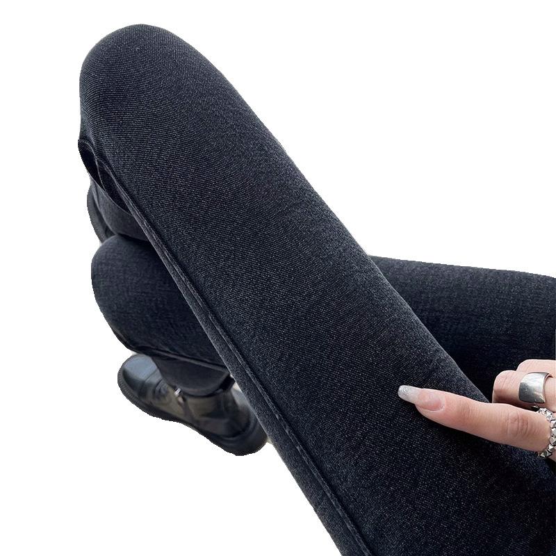 

Autumn and winter fleece thickened new small thin pencil tight pants 2XL