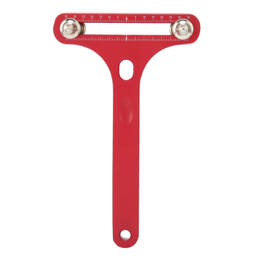 T Shaped Watch Back Case Opener Alloy Steel Clear Scale Watch Bottom Cover Remover for Watch Repair Red