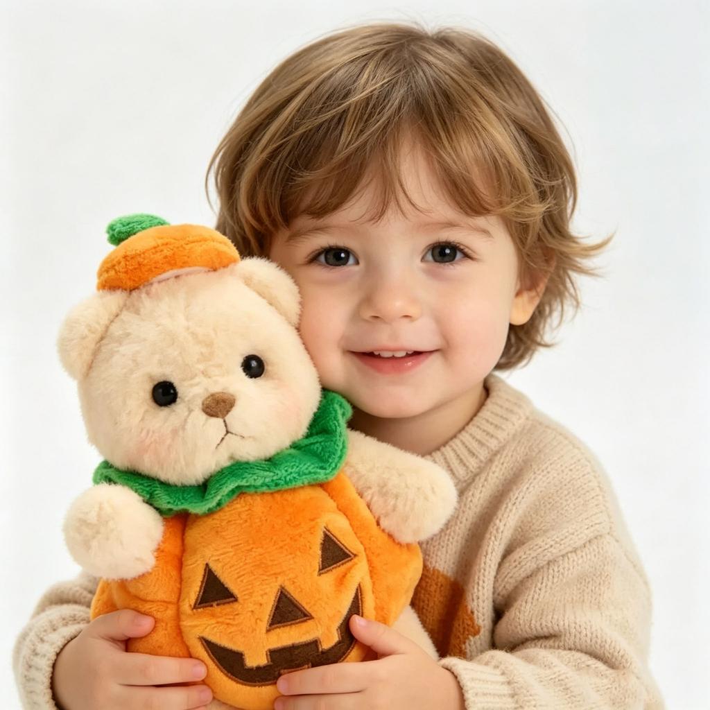 Halloween Plush Pumpkin Teddy Bear Stuffed Toy Doll Gift - New Hot Selling Creative Soft Toy