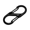 10 Pcs S Shaped Carabiner Metal Double Snap Hooks Carabiner Keychain Small Spring Clips for Camping Fishing Traveling