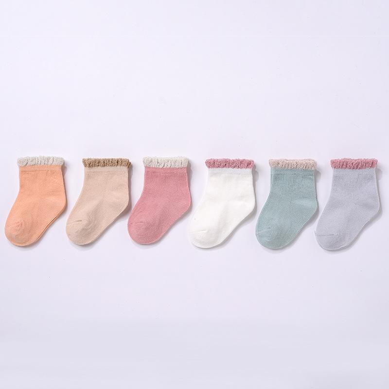 6 Pairs /lot 0 To 24M Summer Short Socks For Baby Cute Animal Newborn Infants Socks Extreme Soft Socks On Girls Boys Spring