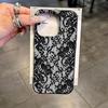 Enchanting Lace Phone Case For IPhone 17 14 16 15 12 11 Pro Max 13 17 Plus Soft Silcone Cover Funda