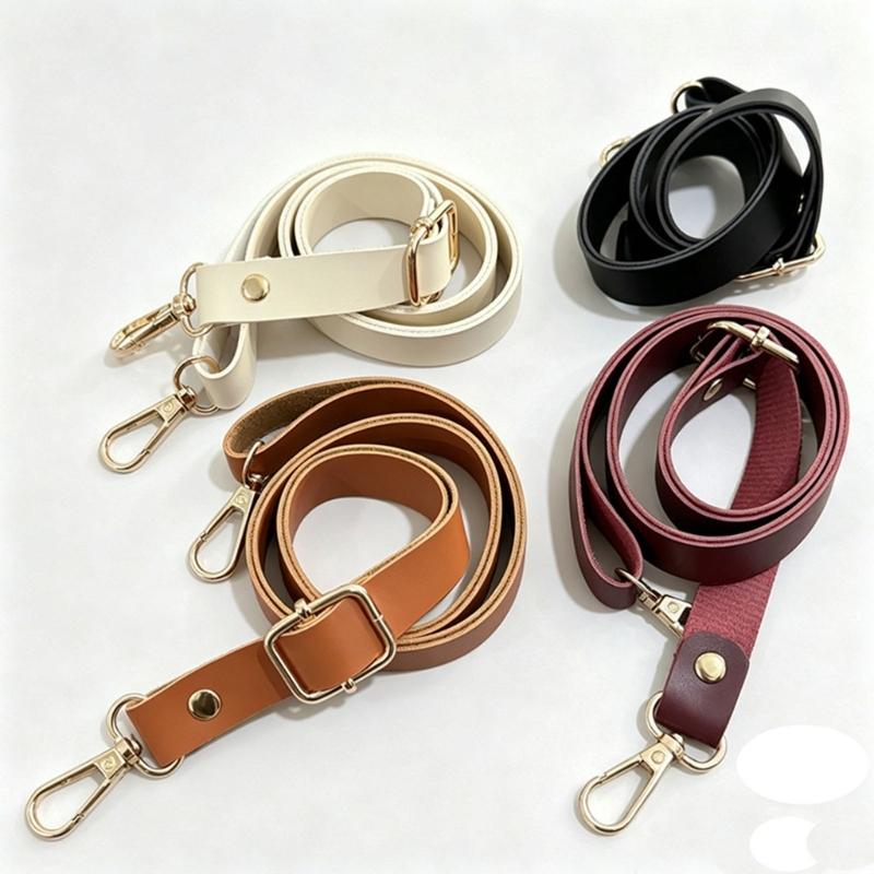 PU Bag Accessories Set Crochet Bag Bottom Shaper Pads Shoulder Strap For DIY Crafting And Fashionable Style Enhancement