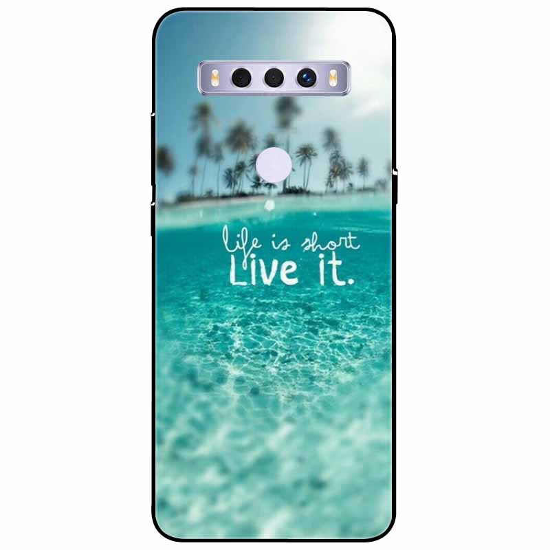 Case For TCL 10 SE Cover Marble Soft Silicone Fashion TPU Back Bumpers for TCL 10SE T766U T766H Protective Funda for TCL10SE