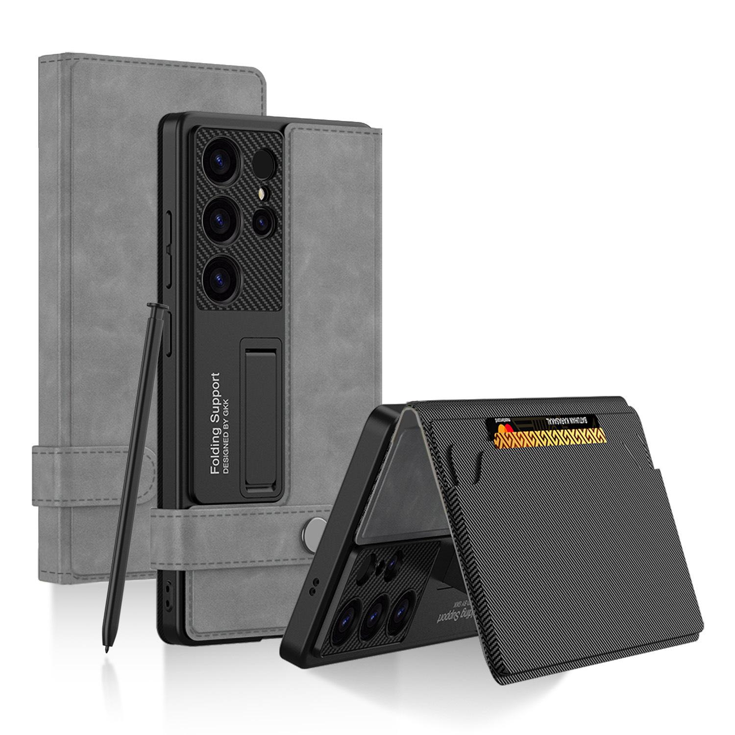 

Samsung S25Ultra Mobile Phone Leather Case Flip Mobile Phone Case Wallet Card S25U Bracket Protection Case SM-S23Ultra