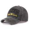 Vintage Washed Distressed Letter Baseball Cap Spring and Autumn Sunshade Duckbill Hat Stylish Versatile Trendy Cap