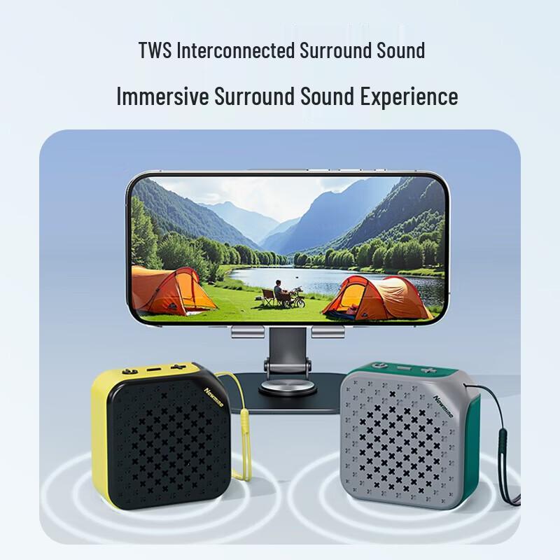 Newmine Mini Portable Bluetooth Speaker CN plug (adapter included)