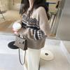 New Autumn Long Sleeve Print Cashmere Sweater Women Fashion Round Neck Loose Knitted Cardigans Jacket Women Elegant Vintage Lady Cardigan Tops 25504