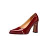 Krazing Pot Schaffell Spitz zulaufende Zehenpartie Hohe Absätze Sommer Einfarbige Schuhe Große Größe 41 Basisbekleidung Damen Moderne Pumps