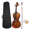 Full Size 4 4 Acoustic Violin Spruce Wood Top Maple Back & Scroll & Fingerboard with Carry Case Bow Rosin for Kids