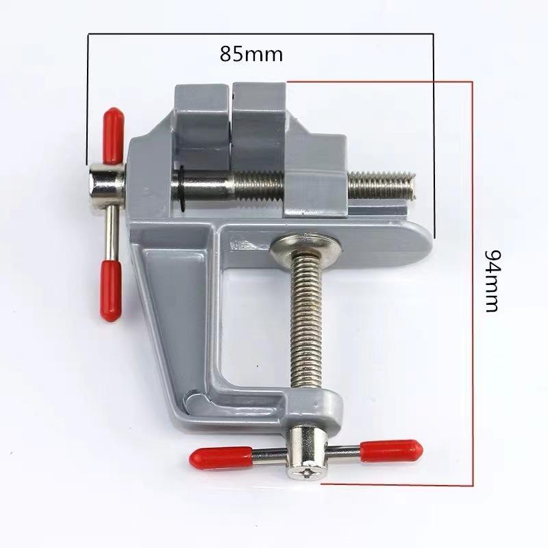 Mini Aluminum Alloy Bench Vise Flat-Jaw Vise