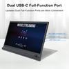 15.6-inch FHD IPS Laptop Expansion Screen 1080P High Clarity Portable School Work Entertainment Expansion Screen with Holder