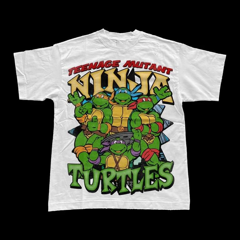 Vintage 80s Teenage Mutant Ninja Turtles T-Shirt Unisex All Sz S-4XL