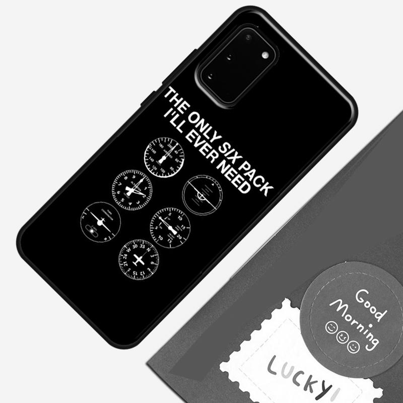 Aviation Aeroplane Pilot Cockpit Case For Samsung Galaxy S22 S21 S23 Ultra Note 20 S8 S9 S10 Note 10 Plus S20 FE Back Cover