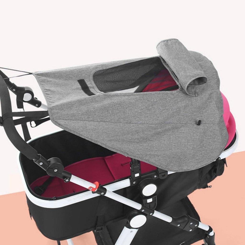 Capota impermeable para cochecito de bebé, toldo universal de fácil instalación