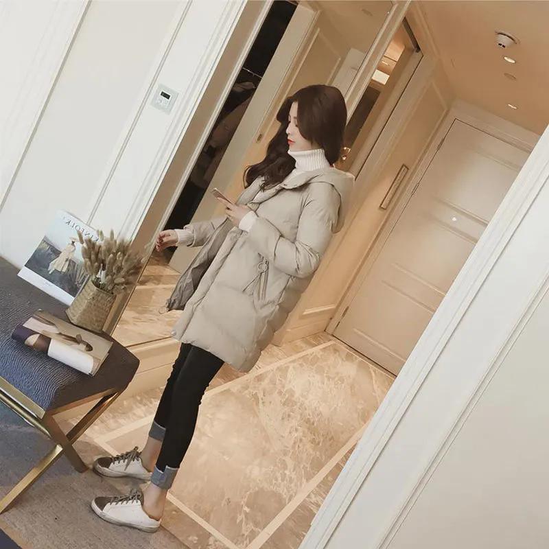 

WTEMPO Однотонные хлопковые пальто на молнии с карманами, утолщенные плюшевые хлопковые пальто с подкладкой, женские свободные пуховики большого размера XXL абрикосовый