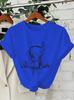 Elephant Graphic Women's T-shirt Unisex O Neck Short Sleeve Printed Tee Wild Animal Streetwear Casual Loose Daily Fashion Tops