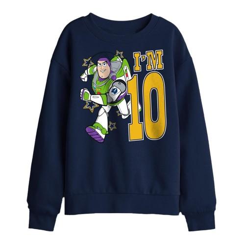Toy Story Childrens/Kids I´m 10 Buzz Lightyear Birthday Sweatshirt