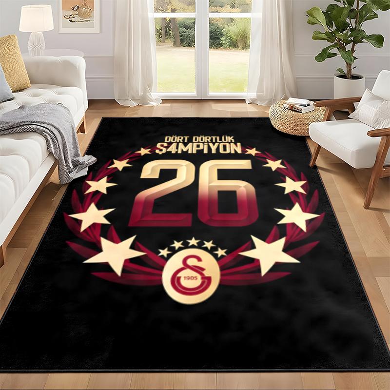 Galatasaray Carpet Door Mat for Living Room or Bedroom Protective Mat Under Chair Office Decoration Christmas Gift Birthday Present