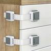 Child Safety Adjustable Drawer Latches Cabinet Locks Furniture Childproofing Lock