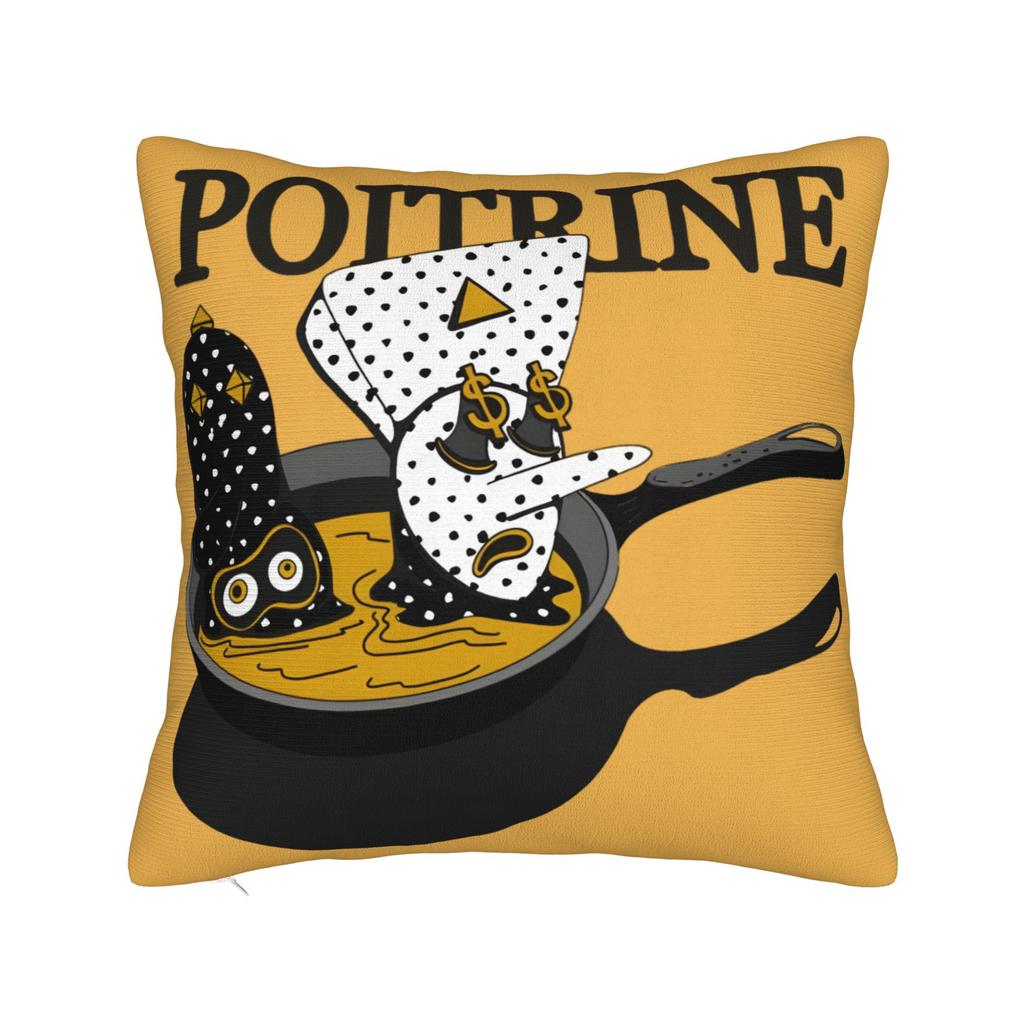 Angine De Poitrine Square Pillow Covers Polyester Car Sherpa Mantra Cushion Cover Cute Decor Throw Pillow Case