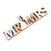 A20F-Wooden Mr And Mrs Signs For Wedding Table Decoration, Wedding Present For Party Table Photo Props Dinner Decoration