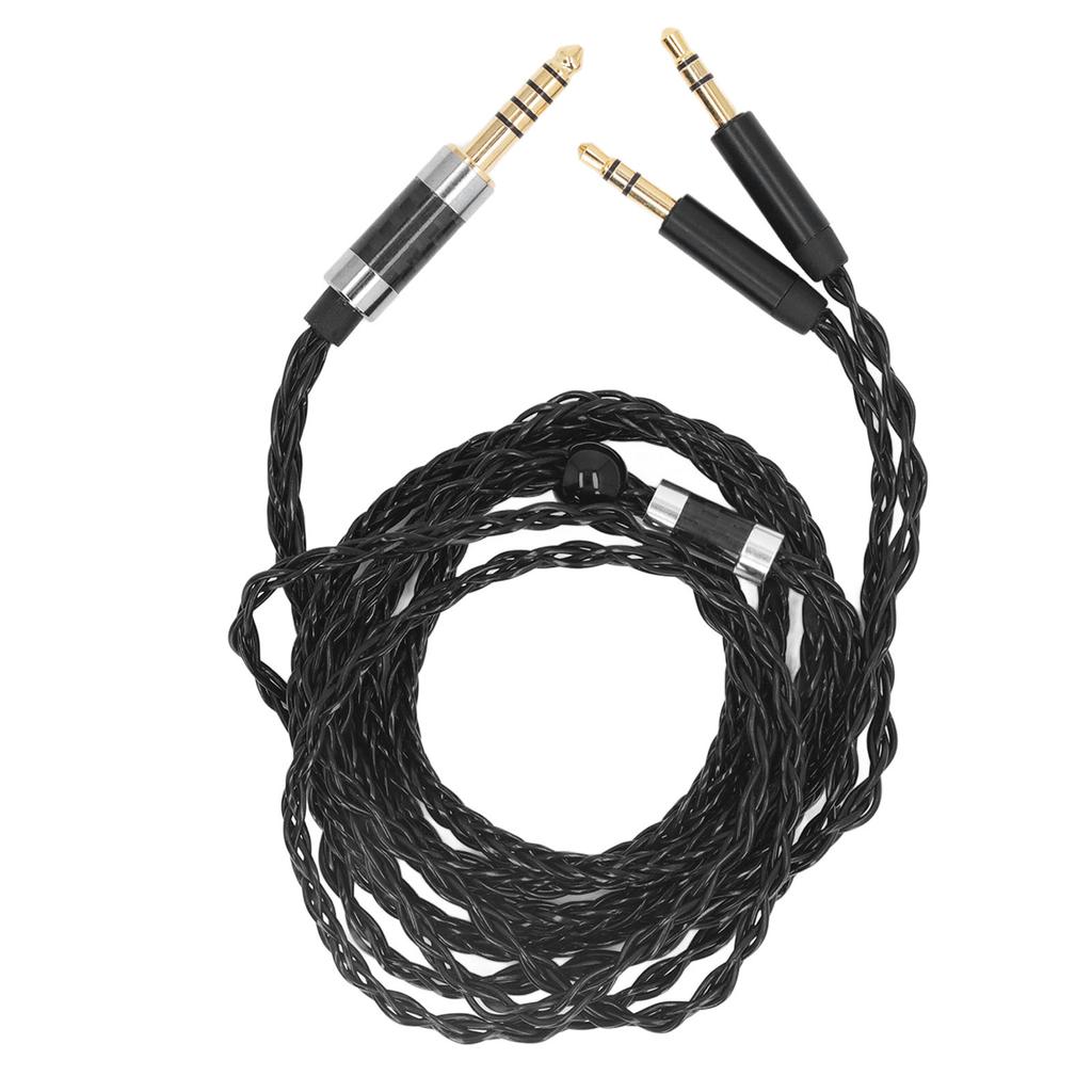 4.4mm Silver Plated Headphone Cable Replacement for AH D600 AH D7200 AH D7100 AH D9200 AH D5200 3.9ft