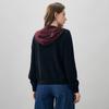 Kemeng Boka Women's 2025 Autumn/Winter 100% Wool Hooded Cardigan