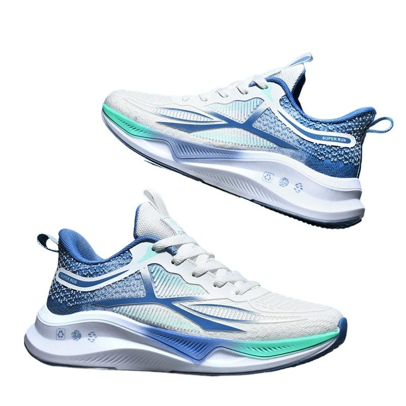 New Running Shoes Summer Tenis Masculino New Fitness Test Middle School Students Bounce Cushioning Sneakers Men'S Shoes