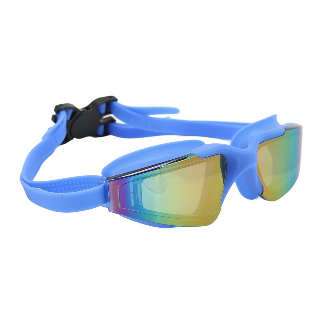 Swimming Goggles Fogproof HD Waterproof Silicone Wide View Swim Glasses for Adults Children