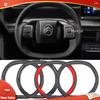 Kožený potah na volant auta pro Citroen e-C3 C3 Aircross 2024 2025 Protiskluzové doplňky do interiéru auta
